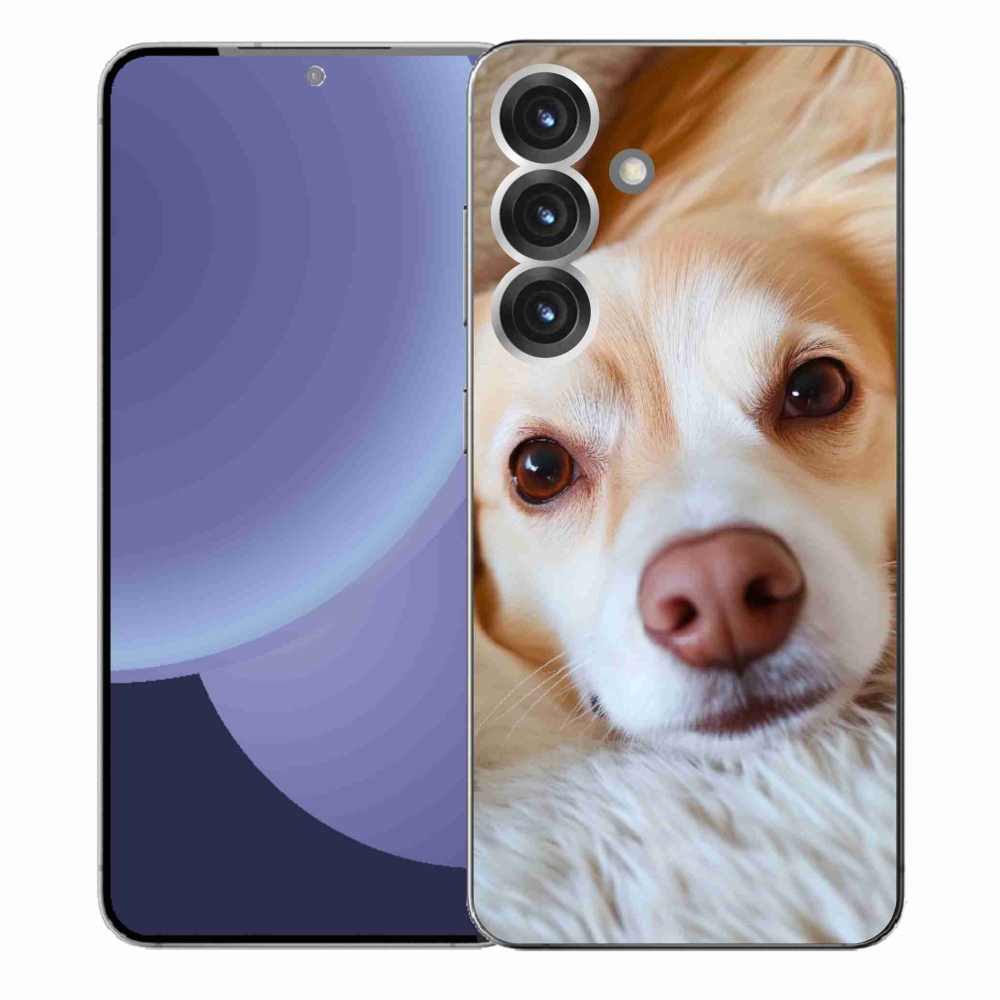 Gelový kryt mmCase na Samsung Galaxy S25+ - Roztomilá čivava