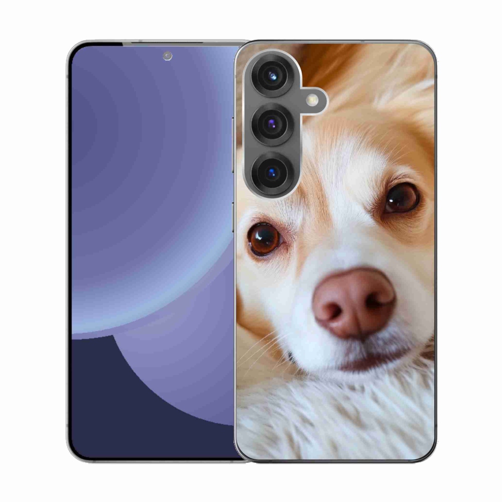 Gelový kryt mmCase na Samsung Galaxy S25 - Roztomilá čivava