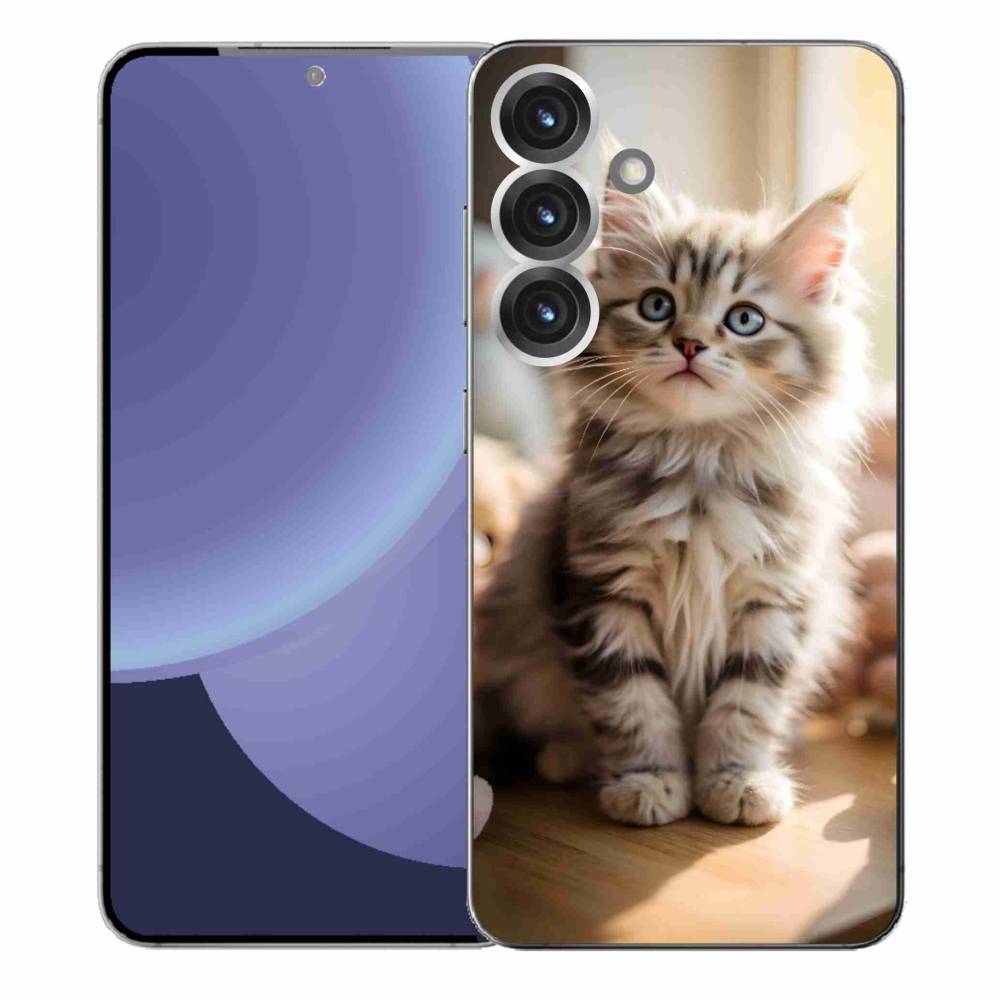 Gelový kryt mmCase na Samsung Galaxy S25+ - roztomilé kotě 10