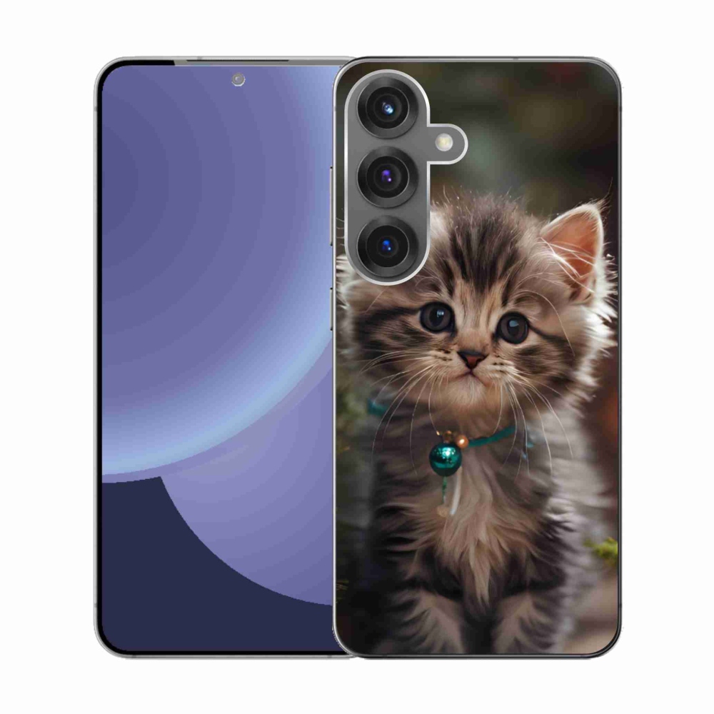 Gelový kryt mmCase na Samsung Galaxy S25 - roztomilé kotě 11