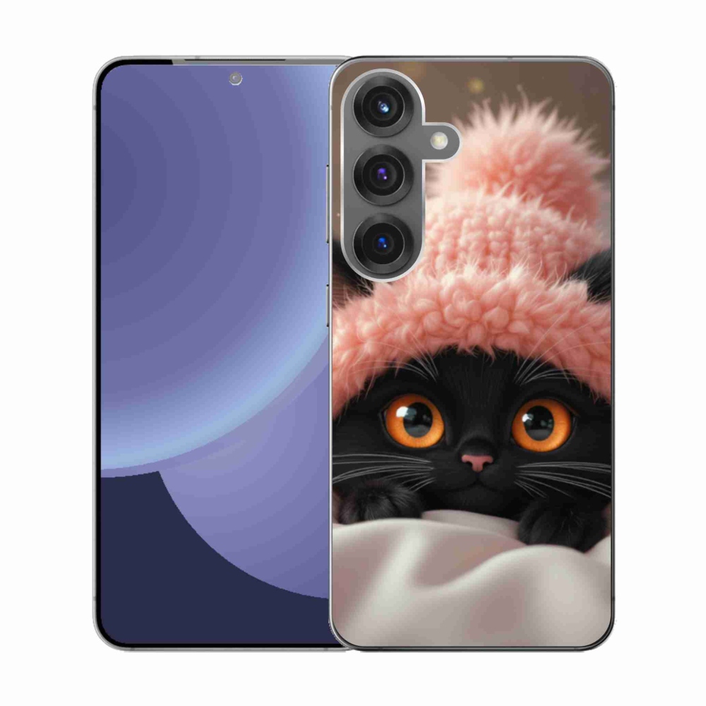 Gelový kryt mmCase na Samsung Galaxy S25 - roztomilé kotě 7