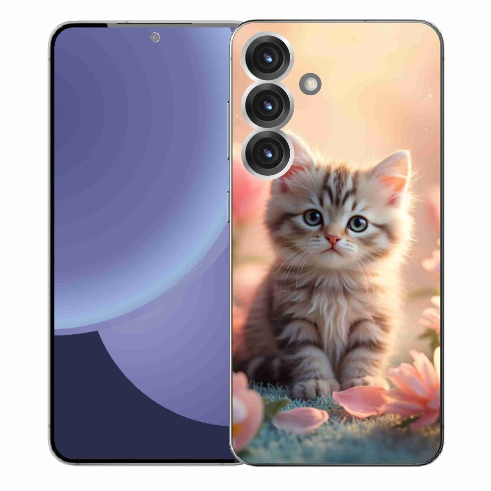 Gelový kryt mmCase na Samsung Galaxy S25+ - roztomilé kotě 8