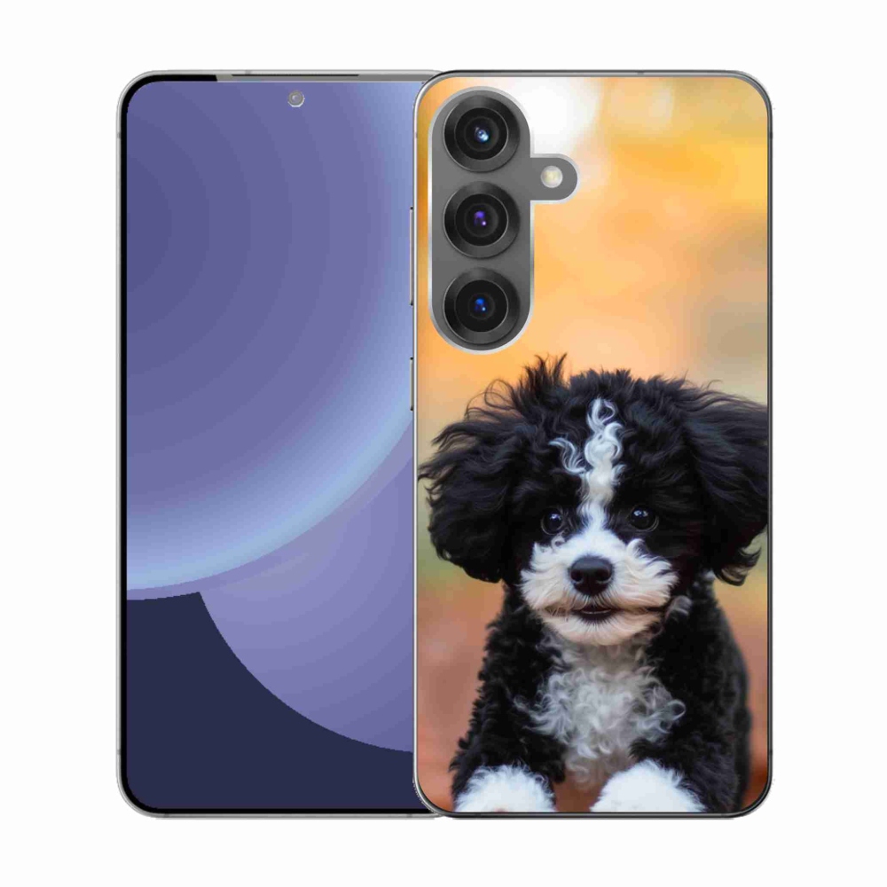 Gelový kryt mmCase na Samsung Galaxy S25 - roztomilé štěně 2