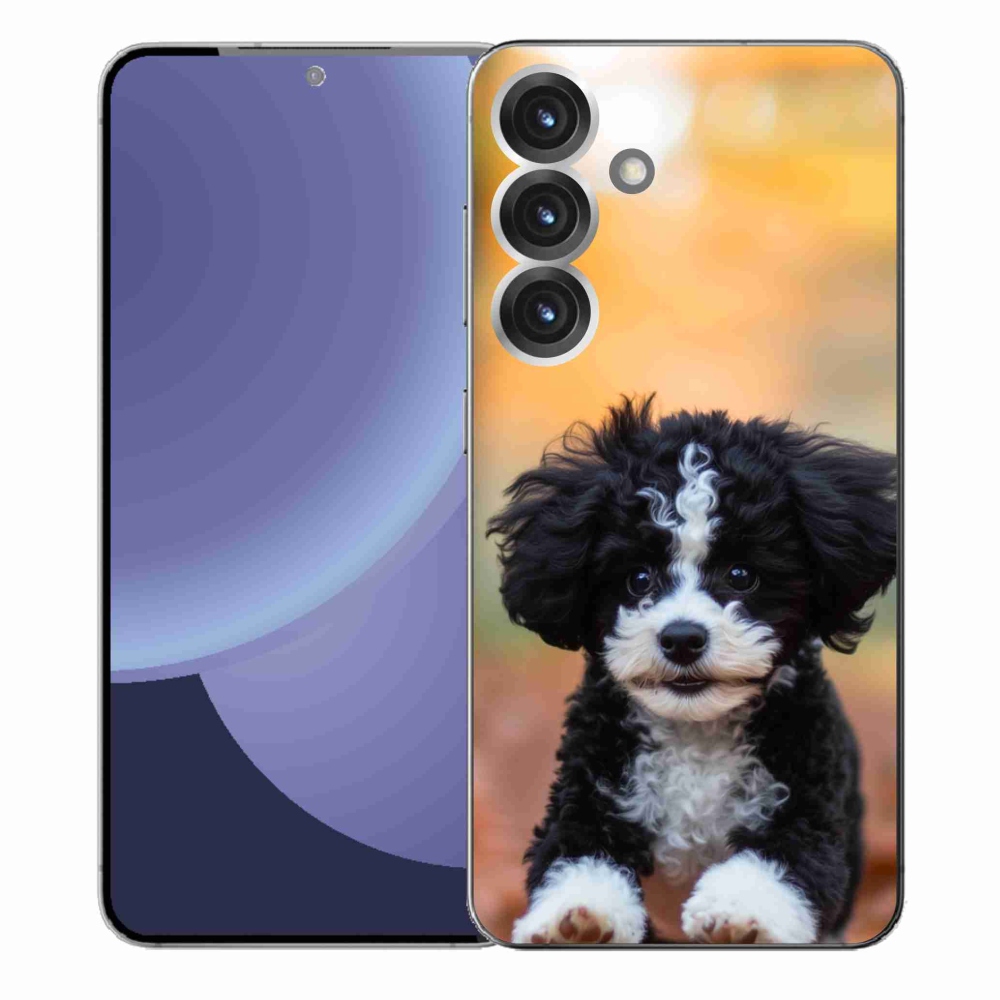 Gelový kryt mmCase na Samsung Galaxy S25+ - roztomilé štěně 2