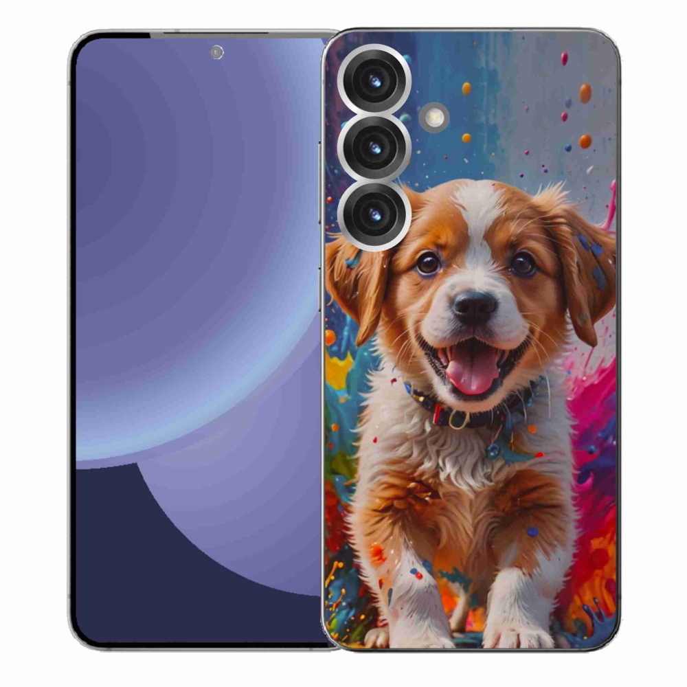 Gelový kryt mmCase na Samsung Galaxy S25+ - roztomilé štěně 3