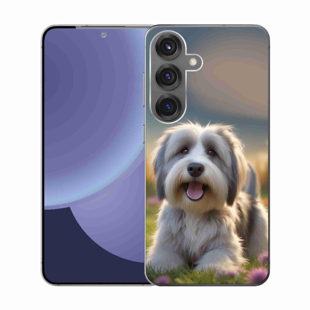 Gelový kryt mmCase na Samsung Galaxy S25 - roztomilý havanský psík