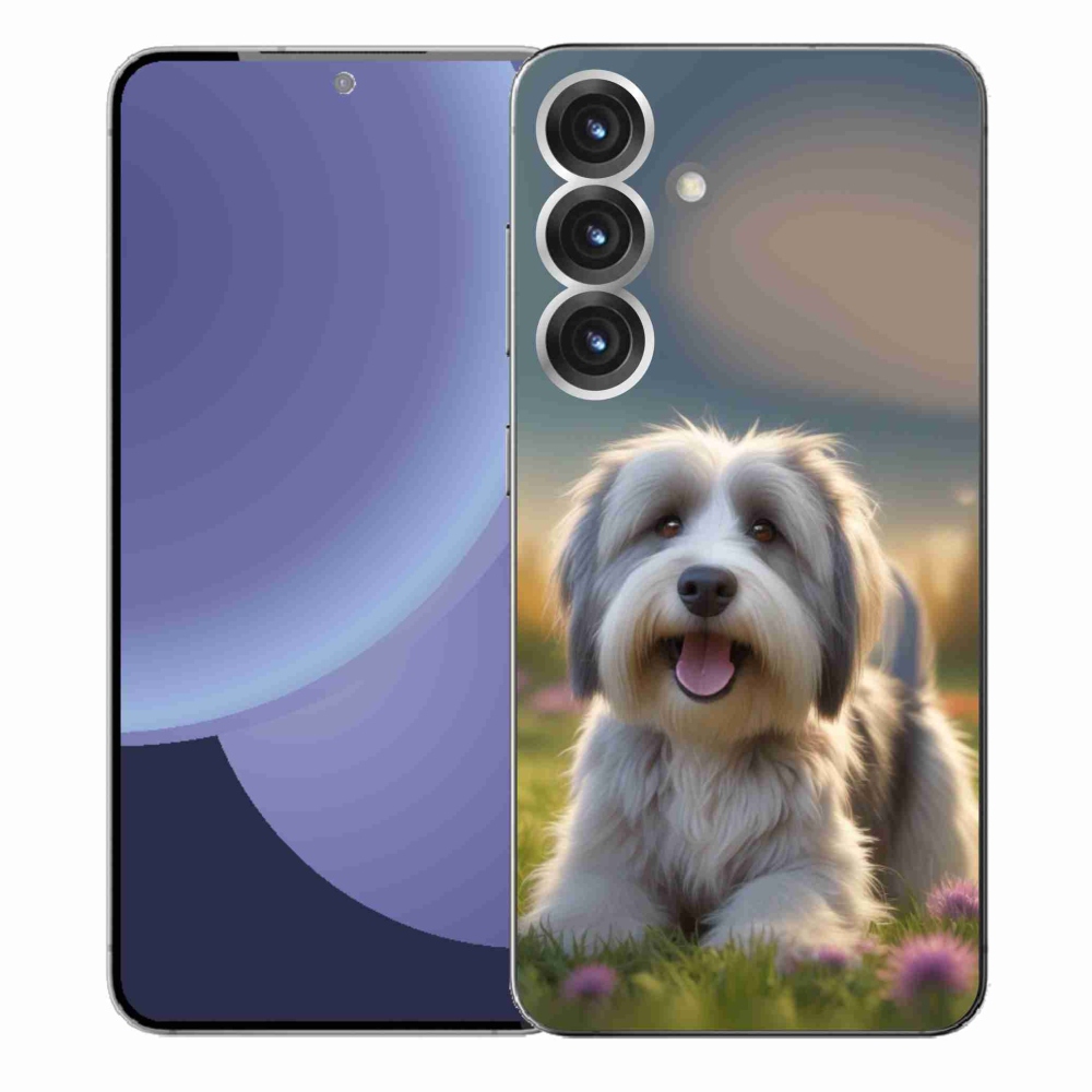 Gelový kryt mmCase na Samsung Galaxy S25+ - roztomilý havanský psík