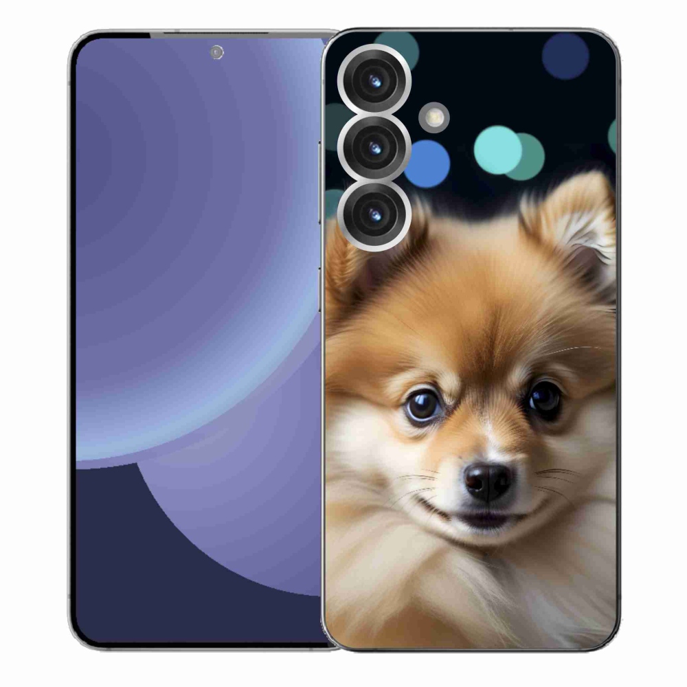 Gelový kryt mmCase na Samsung Galaxy S25+ - roztomilý pomeranian