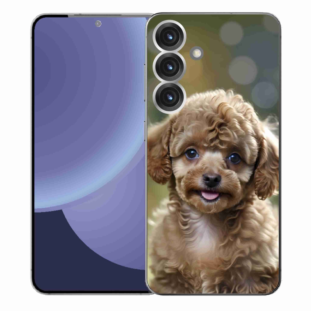 Gelový kryt mmCase na Samsung Galaxy S25+ - roztomilý pudl