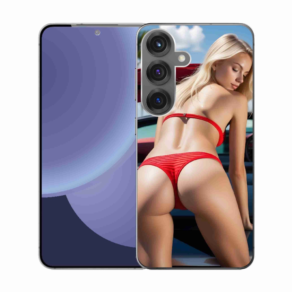 Gelový kryt mmCase na Samsung Galaxy S25 - sexy žena 2