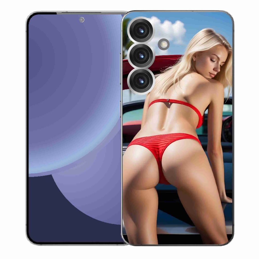 Gelový kryt mmCase na Samsung Galaxy S25+ - sexy žena 2