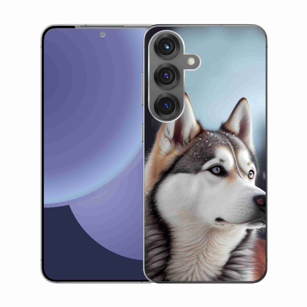 Gelový kryt mmCase na Samsung Galaxy S25 - sibiřský husky