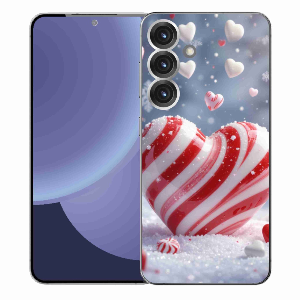 Gelový kryt mmCase na Samsung Galaxy S25+ - sladké srdce