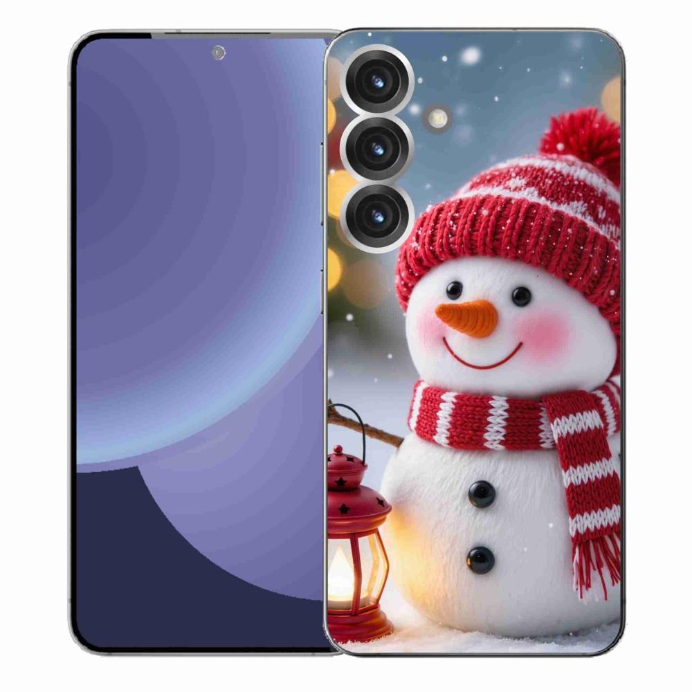 Gelový kryt mmCase na Samsung Galaxy S25+ - sněhulák 2