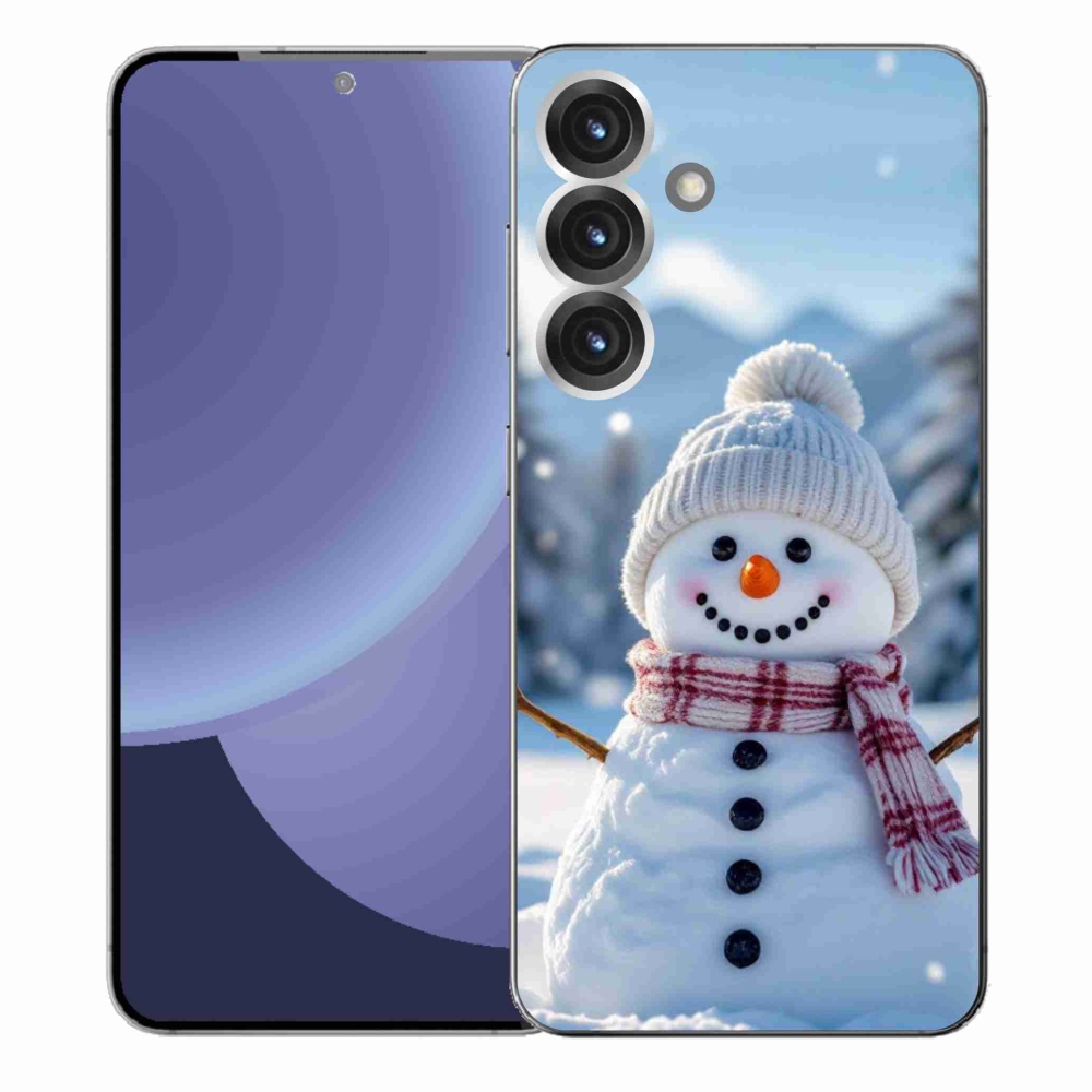 Gelový kryt mmCase na Samsung Galaxy S25+ - sněhulák 3