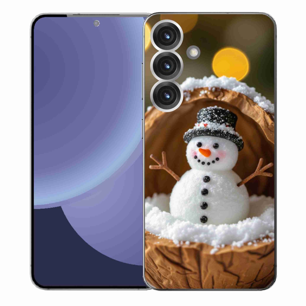Gelový kryt mmCase na Samsung Galaxy S25+ - sněhulák 4