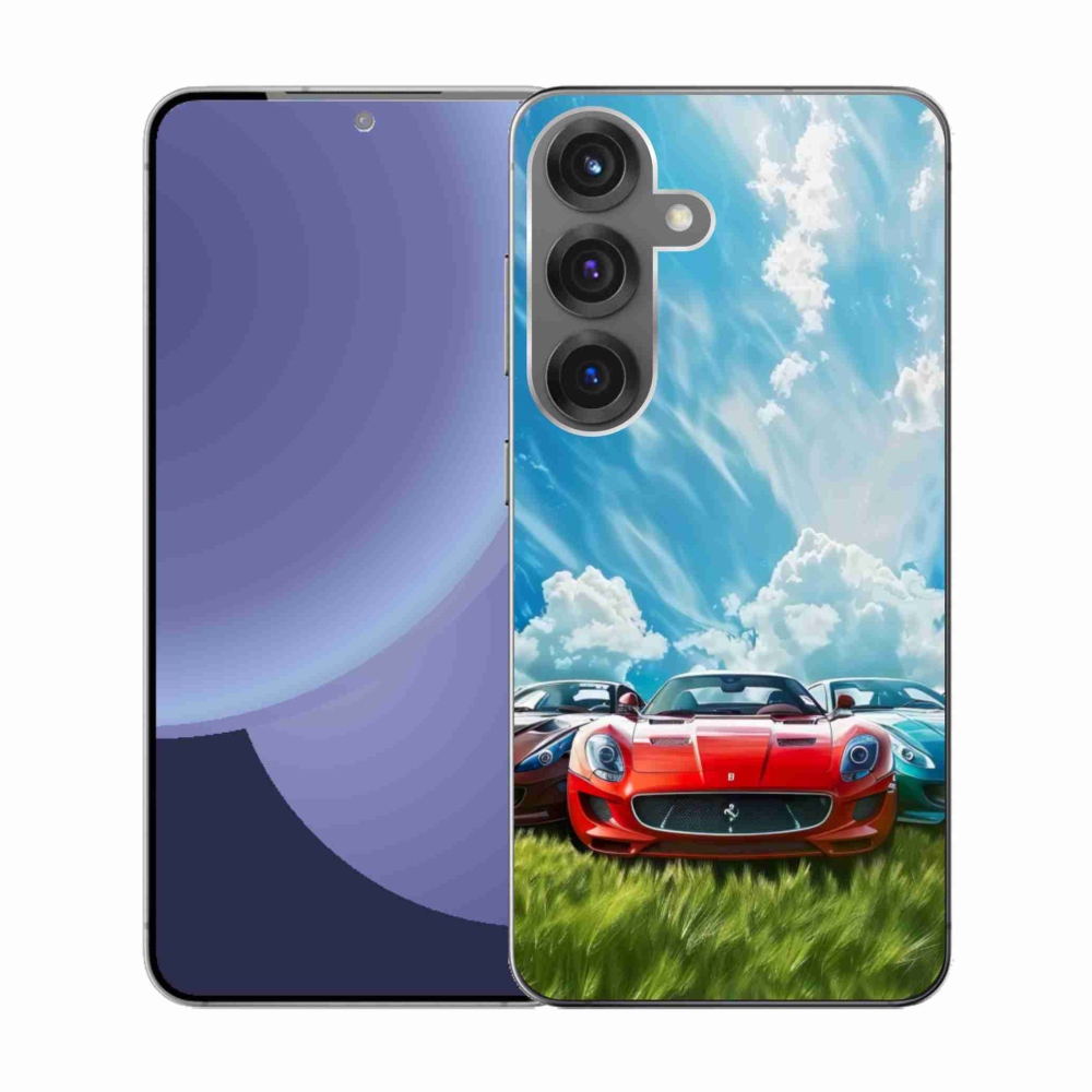 Gelový kryt mmCase na Samsung Galaxy S25 - sportovní vozy