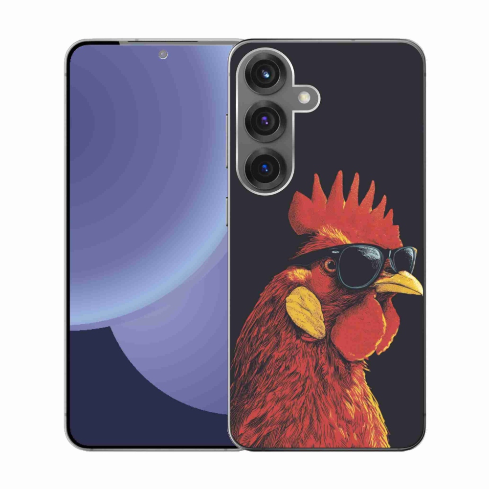 Gelový kryt mmCase na Samsung Galaxy S25 - stylový kohout