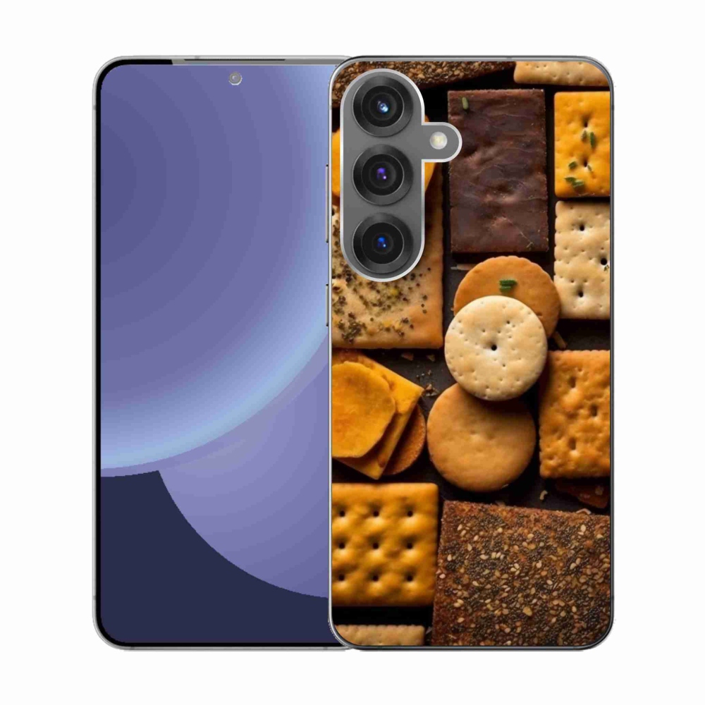 Gelový kryt mmCase na Samsung Galaxy S25 - sušenky