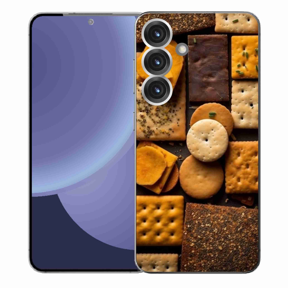 Gelový kryt mmCase na Samsung Galaxy S25+ - sušenky