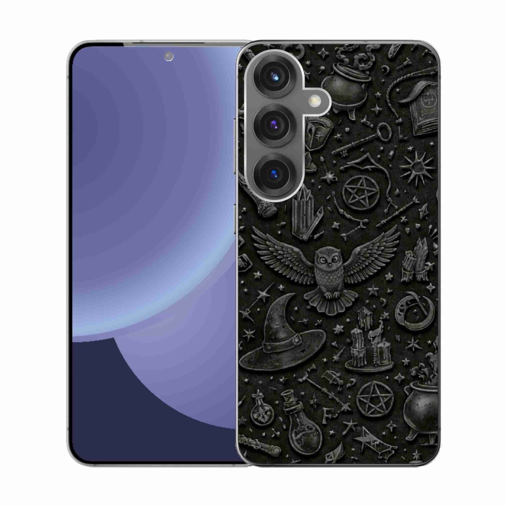 Gelový kryt mmCase na Samsung Galaxy S25 - tmavý magický svět