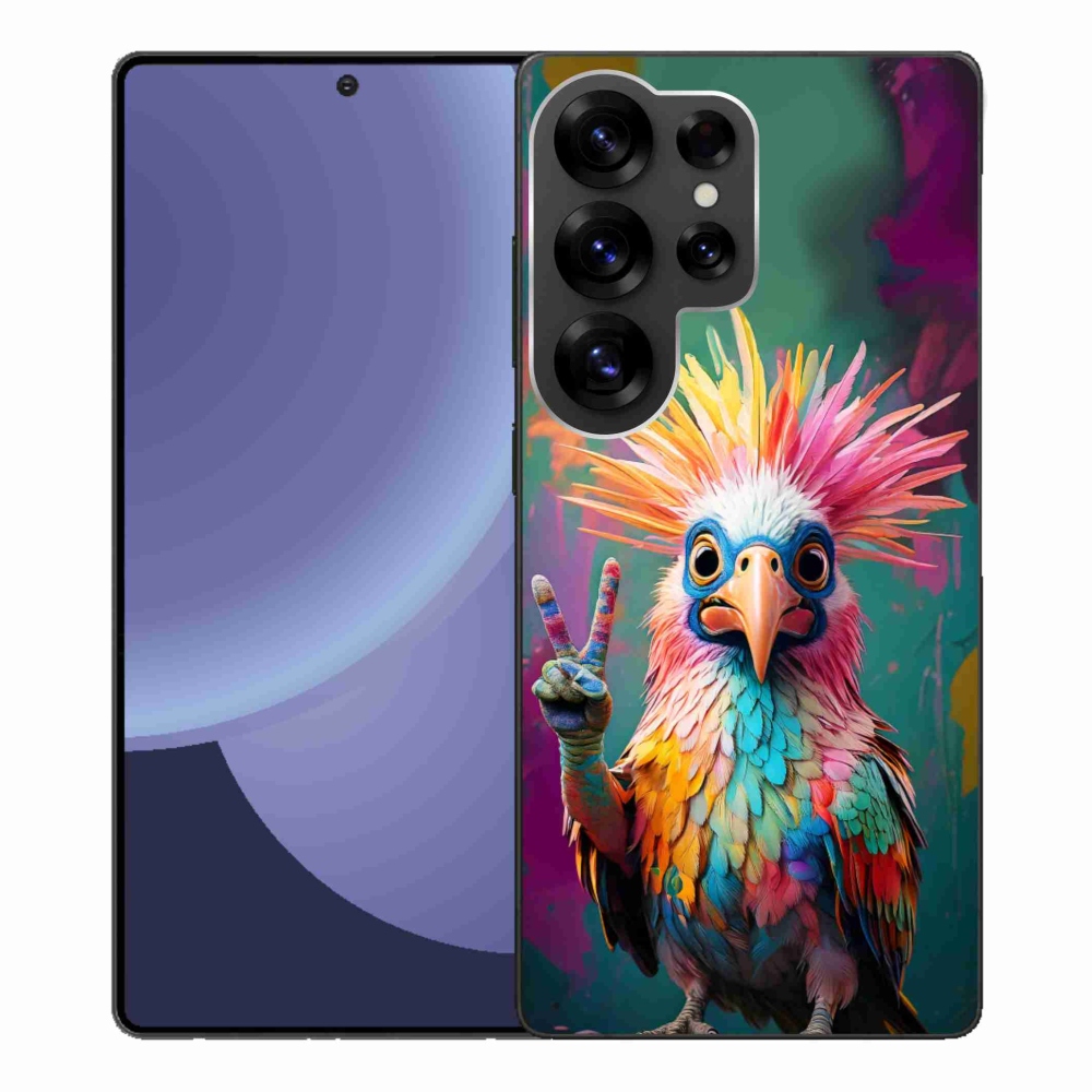 Gelový kryt mmCase na Samsung Galaxy S25 Ultra - barevný rebel