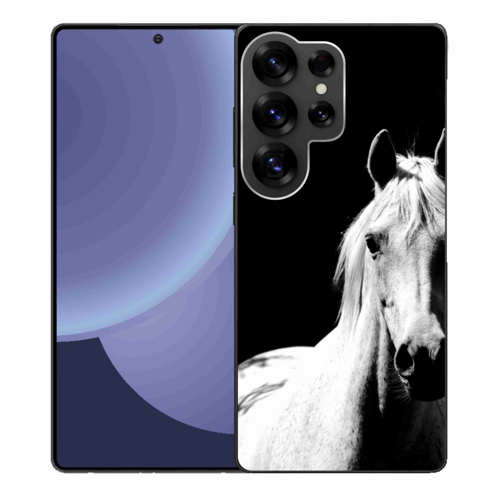 Gelový kryt mmCase na Samsung Galaxy S25 Ultra - bílý kůň 5