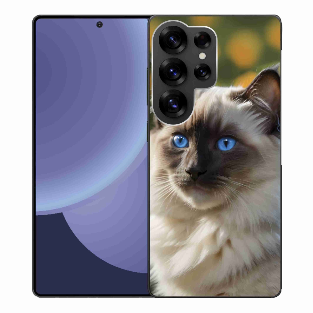 Gelový kryt mmCase na Samsung Galaxy S25 Ultra - bílý ragdoll