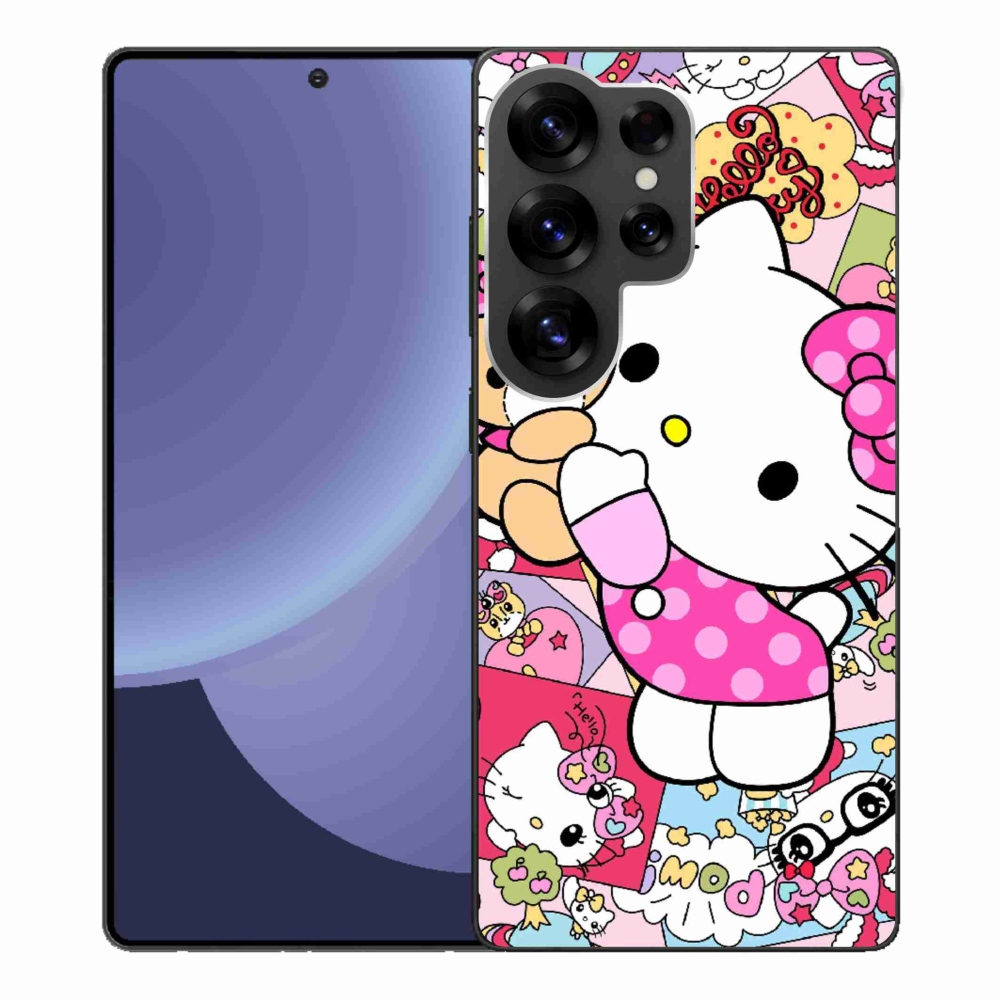 Gelový kryt mmCase na Samsung Galaxy S25 Ultra - cute kitty