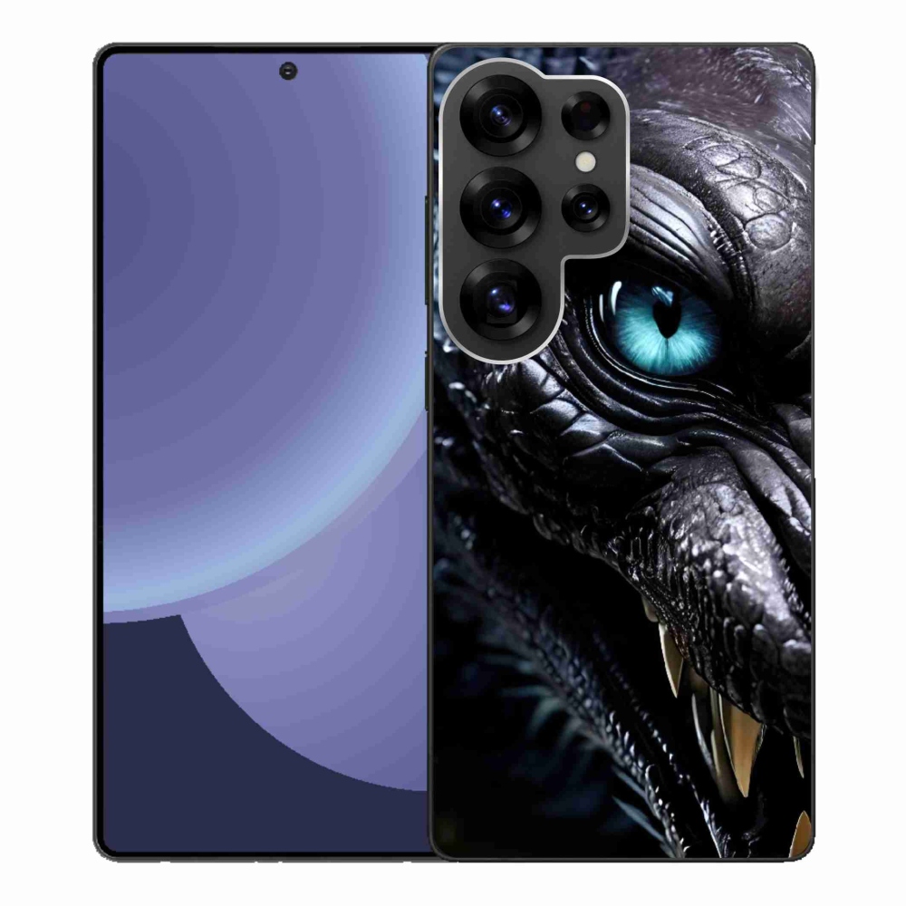 Gelový kryt mmCase na Samsung Galaxy S25 Ultra - dračí pohled