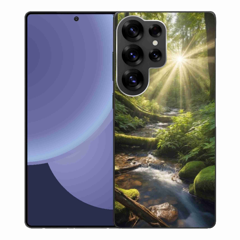 Gelový kryt mmCase na Samsung Galaxy S25 Ultra - hlubina lesa