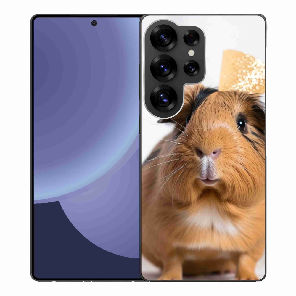 Gelový kryt mmCase na Samsung Galaxy S25 Ultra - hnědé morče