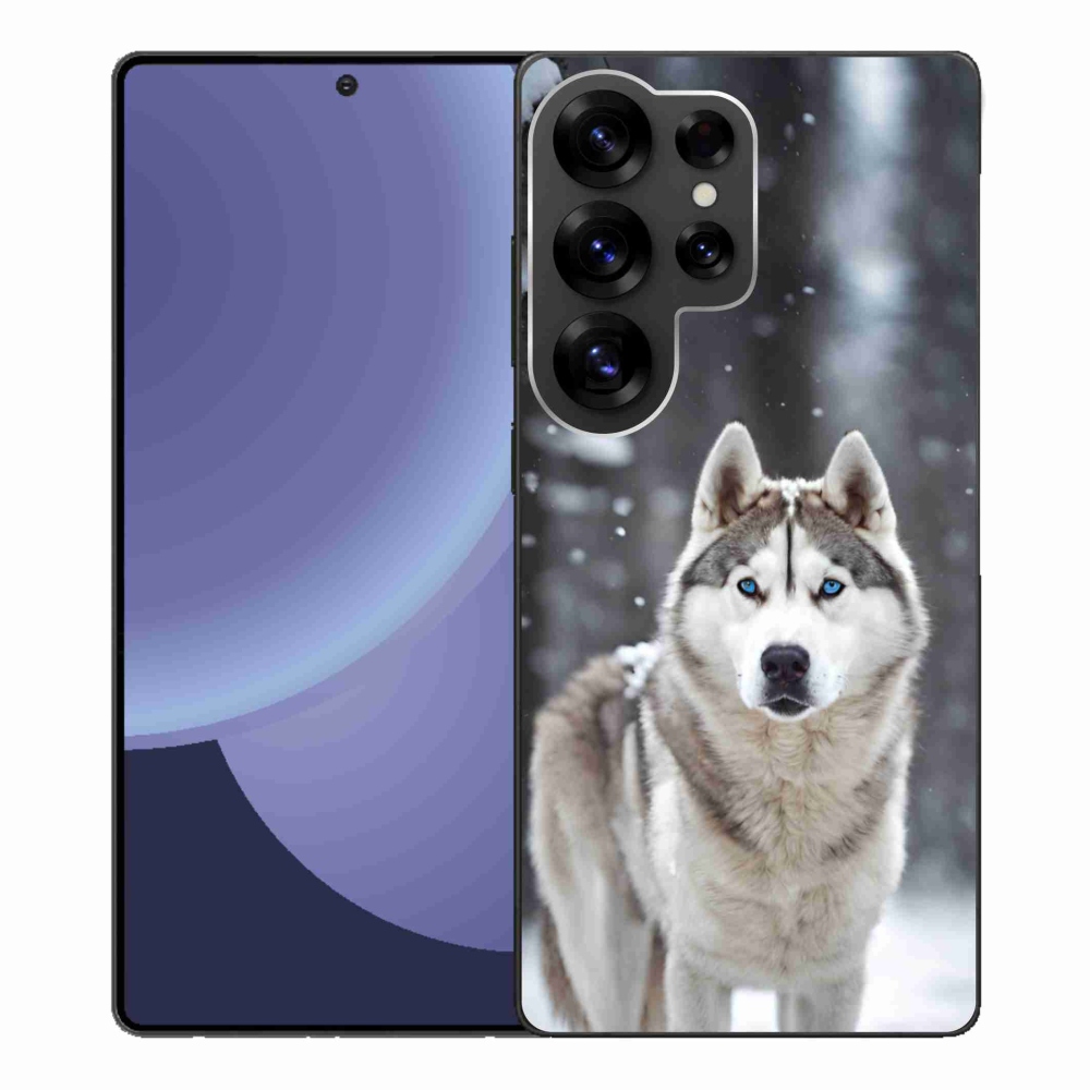 Gelový kryt mmCase na Samsung Galaxy S25 Ultra - husky 2