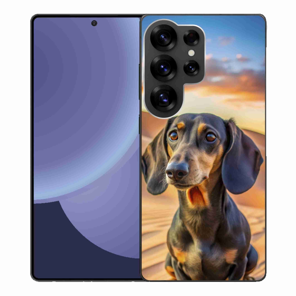 Gelový kryt mmCase na Samsung Galaxy S25 Ultra - jezevčík 3 