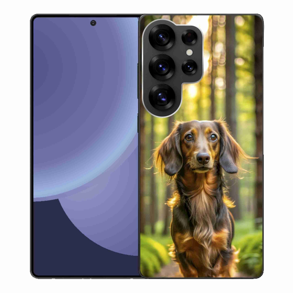 Gelový kryt mmCase na Samsung Galaxy S25 Ultra - jezevčík 4