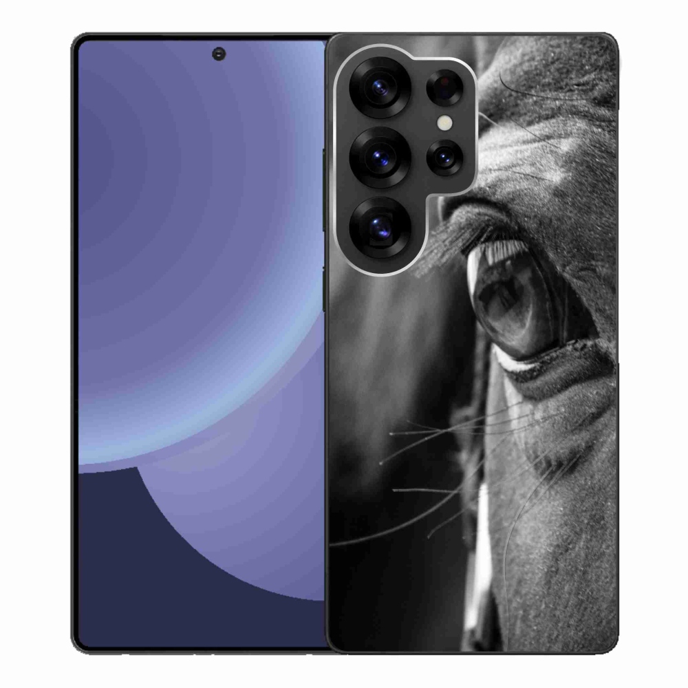 Gelový kryt mmCase na Samsung Galaxy S25 Ultra - koňský pohled