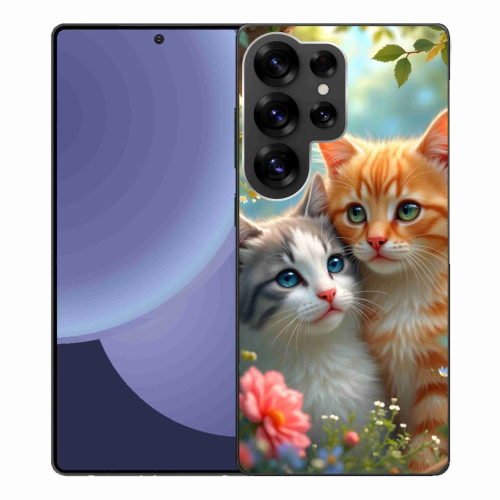 Gelový kryt mmCase na Samsung Galaxy S25 Ultra - kočičí láska 2