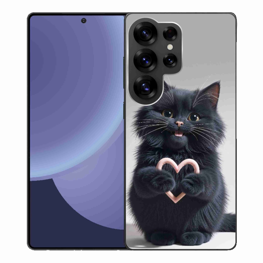 Gelový kryt mmCase na Samsung Galaxy S25 Ultra - kočičí láska 3