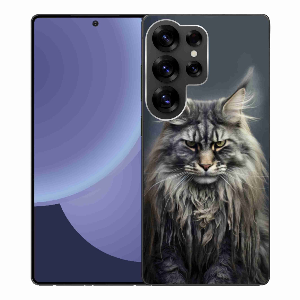 Gelový kryt mmCase na Samsung Galaxy S25 Ultra - kočíčí pohled 4