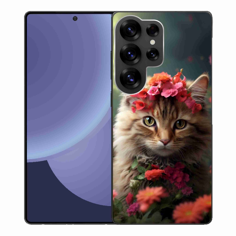 Gelový kryt mmCase na Samsung Galaxy S25 Ultra - kočíčí princezna