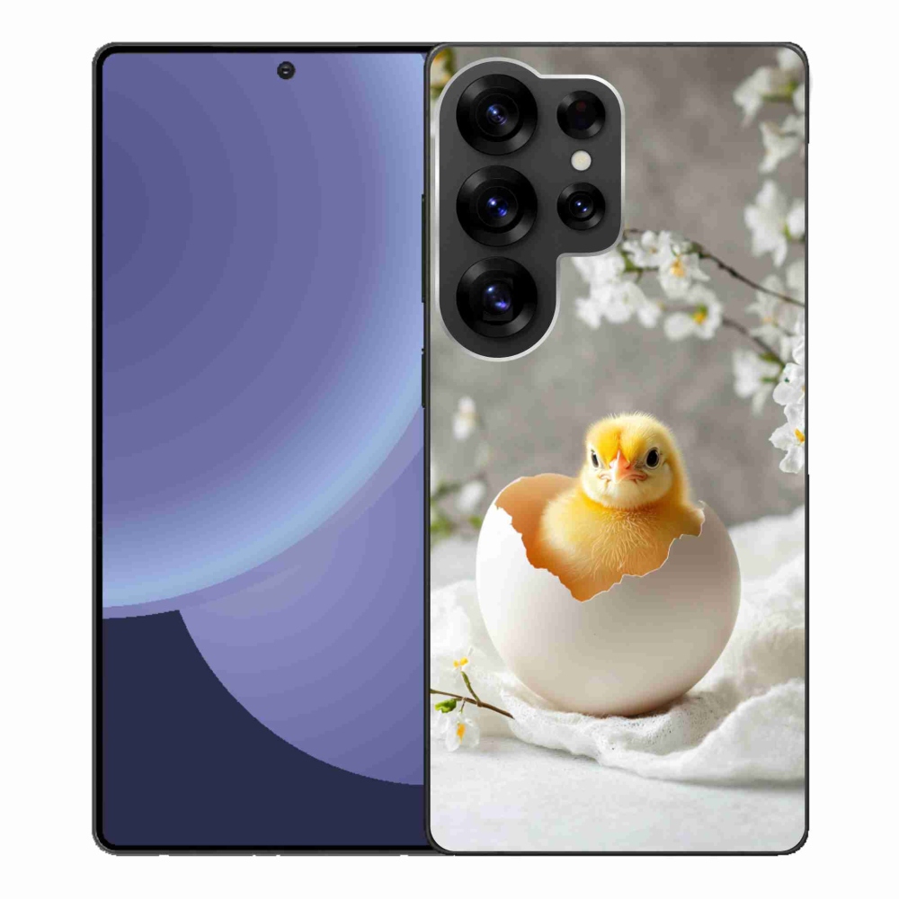 Gelový kryt mmCase na Samsung Galaxy S25 Ultra - kuřátko