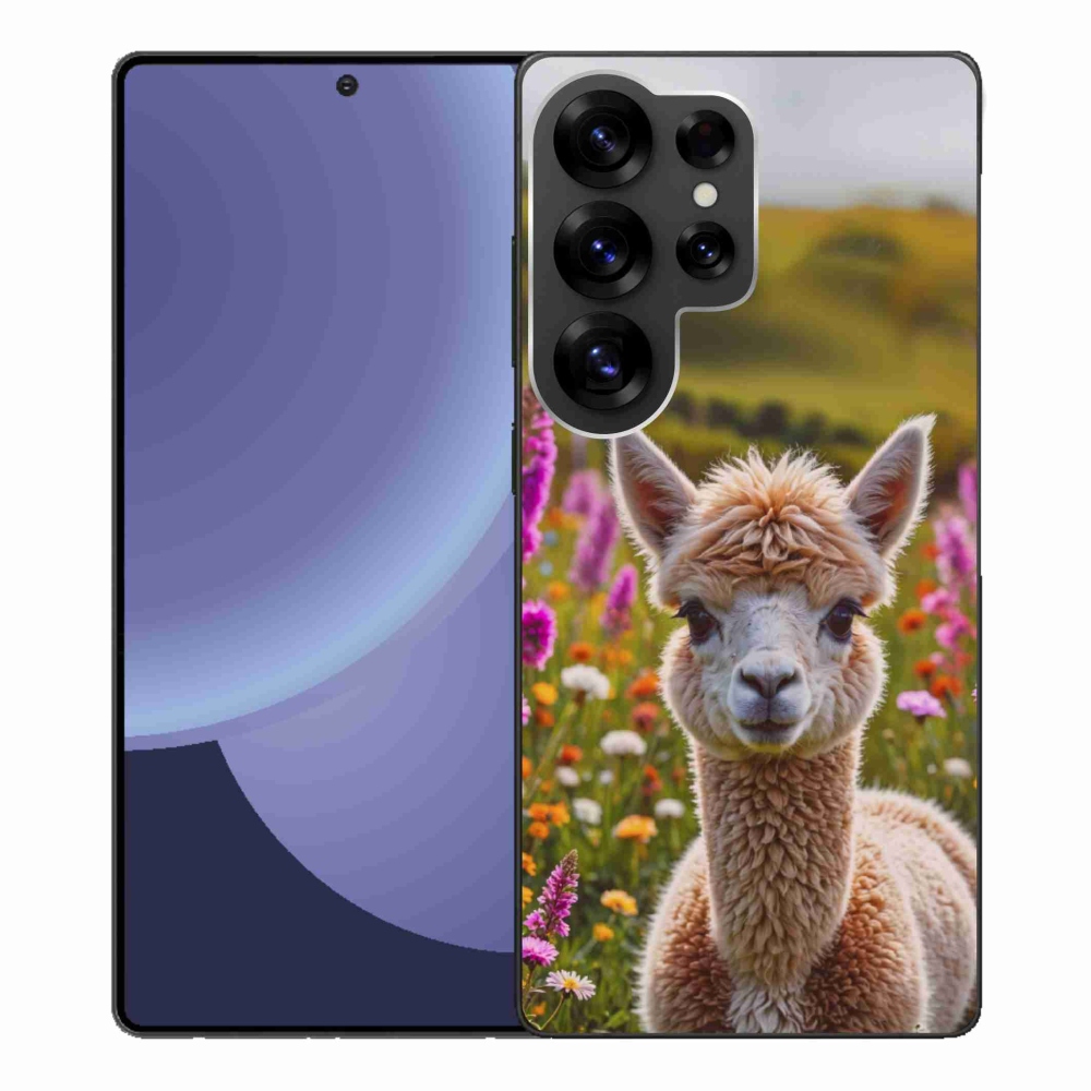 Gelový kryt mmCase na Samsung Galaxy S25 Ultra - lama na louce