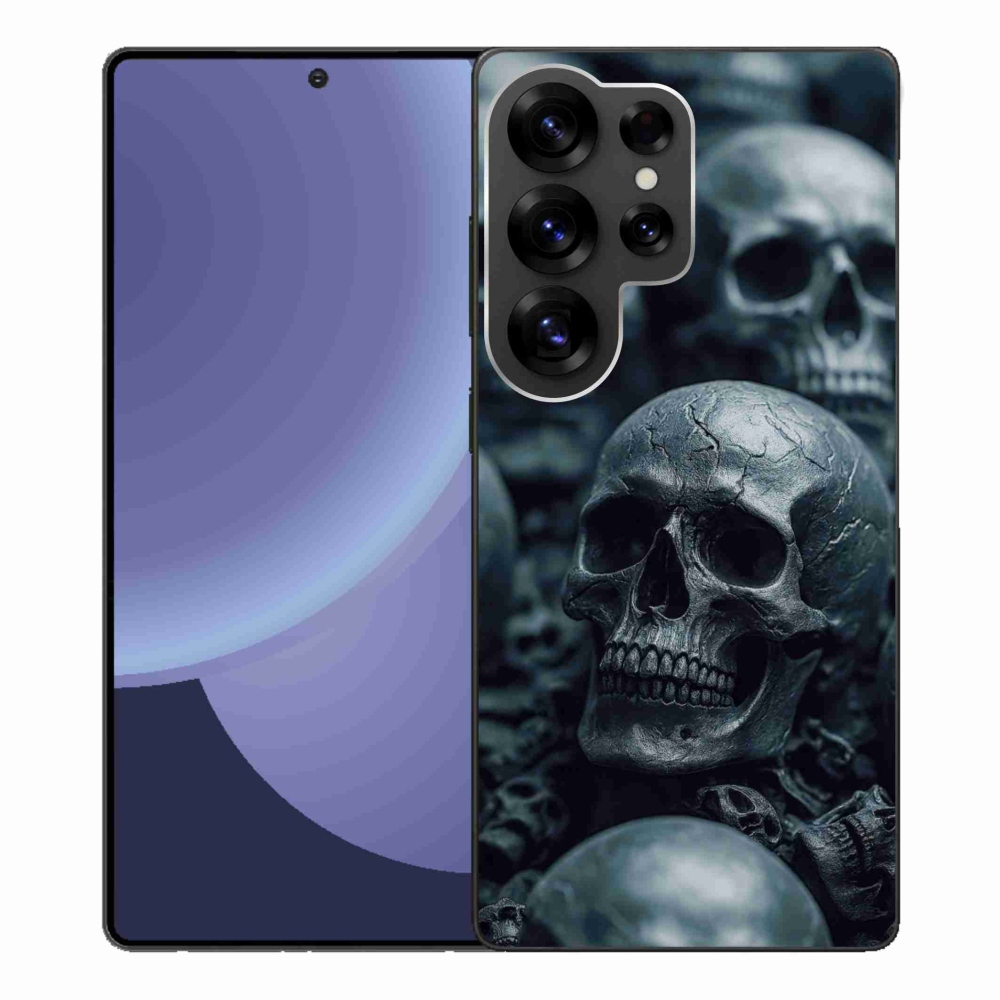 Gelový kryt mmCase na Samsung Galaxy S25 Ultra - lebka 2