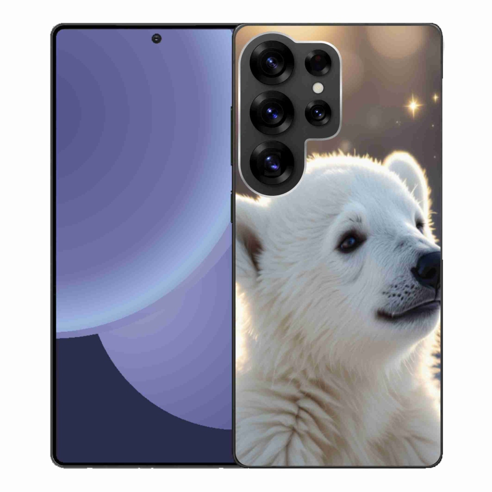 Gelový kryt mmCase na Samsung Galaxy S25 Ultra - lední medvěd