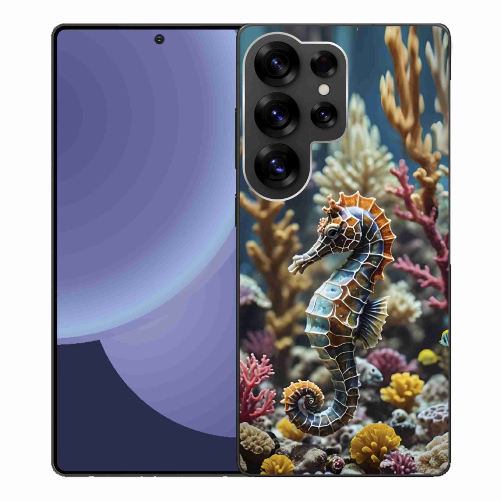 Gelový kryt mmCase na Samsung Galaxy S25 Ultra - mořský koník 2