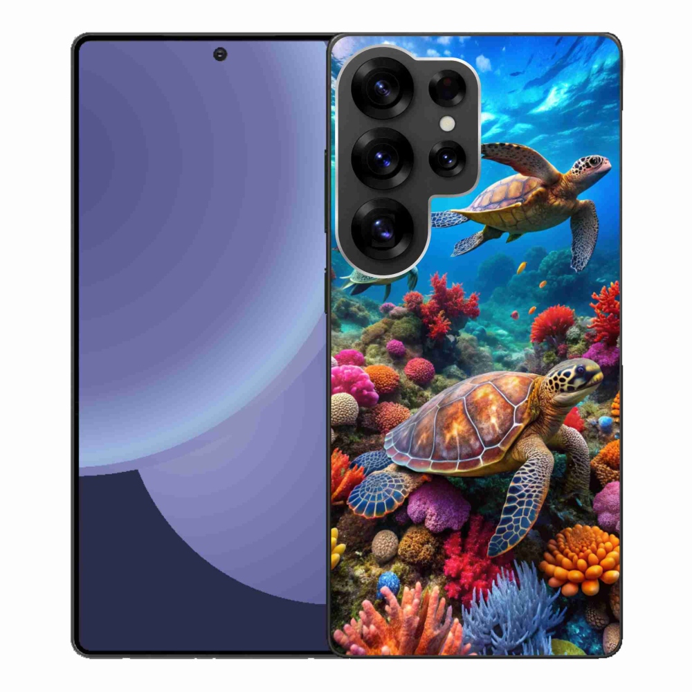Gelový kryt mmCase na Samsung Galaxy S25 Ultra - mořský svět 2