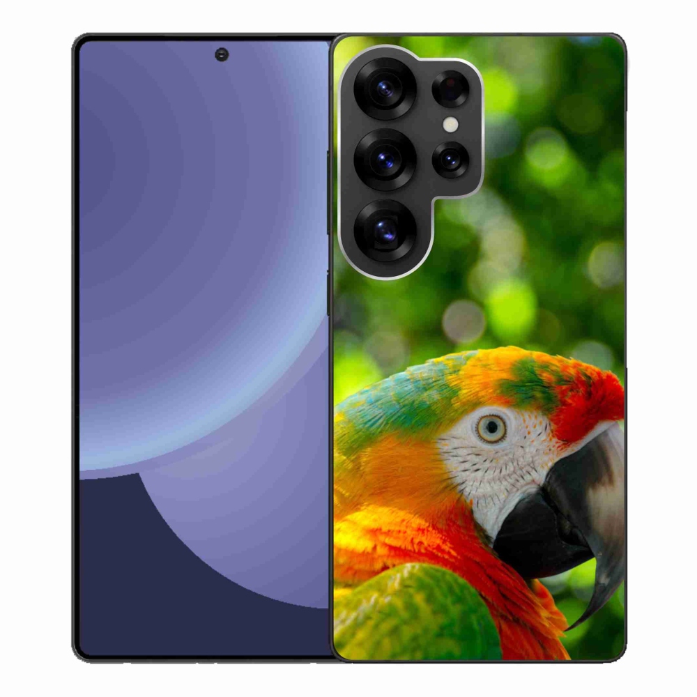 Gelový kryt mmCase na Samsung Galaxy S25 Ultra - papoušek ara 3