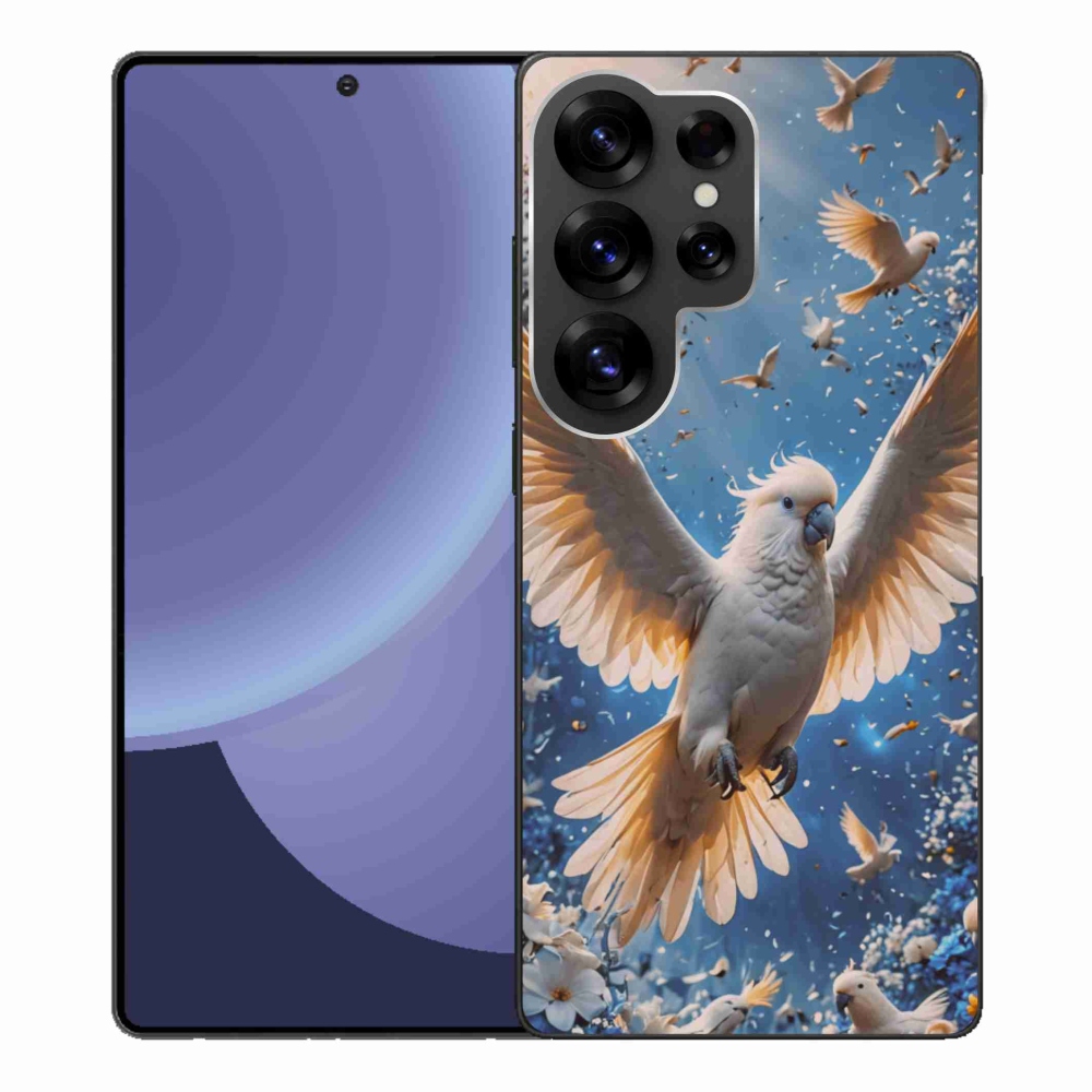 Gelový kryt mmCase na Samsung Galaxy S25 Ultra - papoušek kakadu