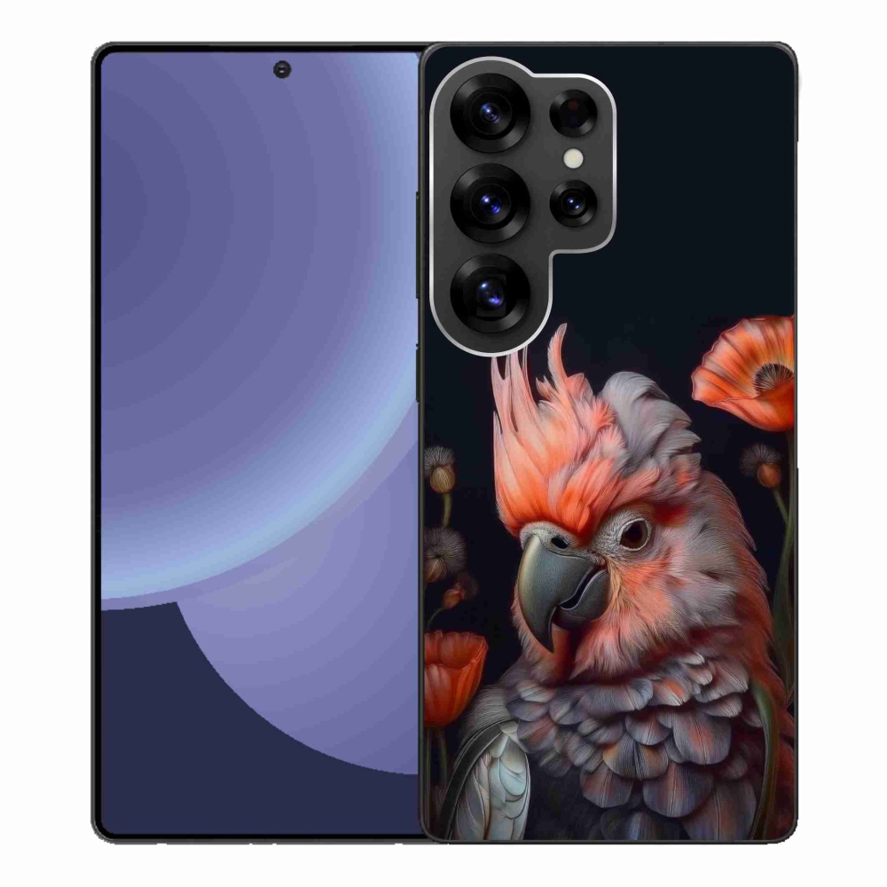 Gelový kryt mmCase na Samsung Galaxy S25 Ultra - papoušek kakadu v barvách