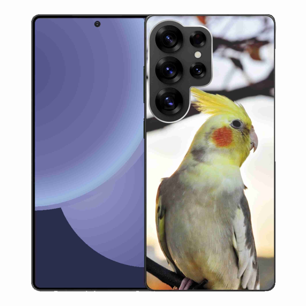 Gelový kryt mmCase na Samsung Galaxy S25 Ultra - papoušek korela